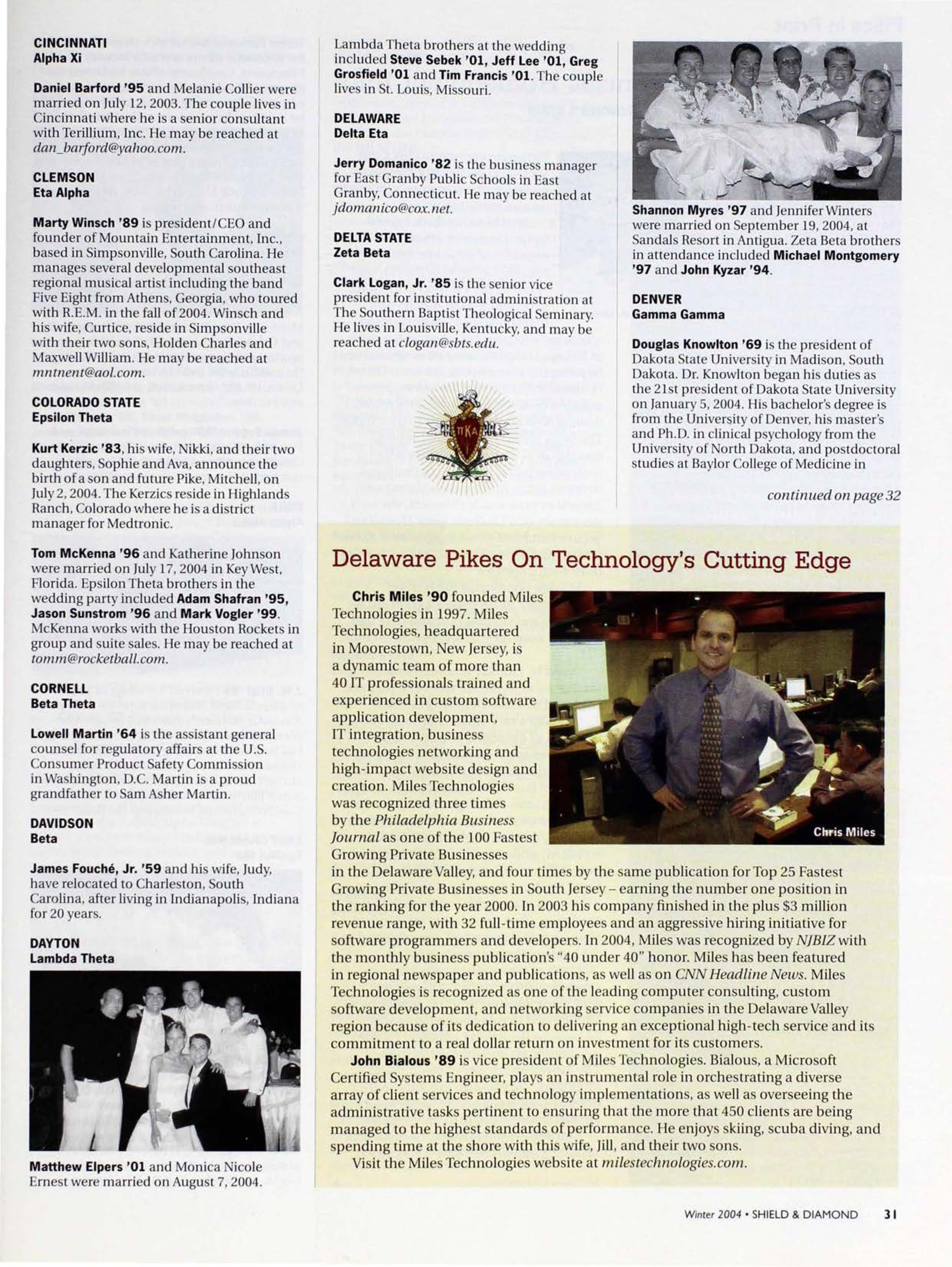 Delaware Pikes On Technology 's Cutting Edge